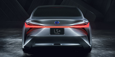 Лазерная задняя светотехника концепта Lexus LS+