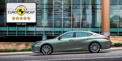 Lexus ES получил 5 звезд Euro NCAP